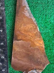 Rough Slab Unknown Jasper 128g. 1/4" Thick Lapidary Cabbing #FR-1