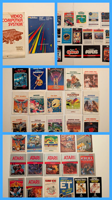 Atari 2600 Video Game Booklets Owner s Manual Original English Rare OOP Vintage