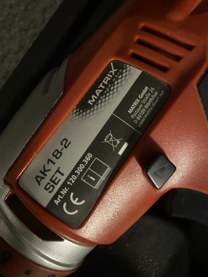 Matrix  Akkuschrauber - 18V  2  Akkus funktionsfähig - Bild 4 von 4