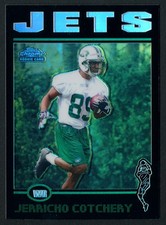 2004 Topps Chrome JERRICHO COTCHERY #194 Black Refractor RC Rare Rookie SP #/100