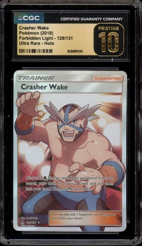 Pokemon Crasher Wake Forbidden Light Ultra Rare #129 CGC 10 Pristine