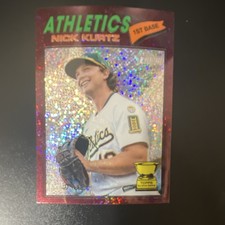 2026 Topps Heritage Sparkle Nick Kurtz Athletics #275 All-Star Rookie