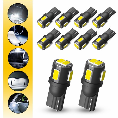 1-100pcs LED T10 194 168 Canbus Dome License Side Marker Light Bulbs 6000K White - Picture 12 of 22