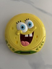 spongebob squarepants portable CD player Nickelodeon Vintage Working