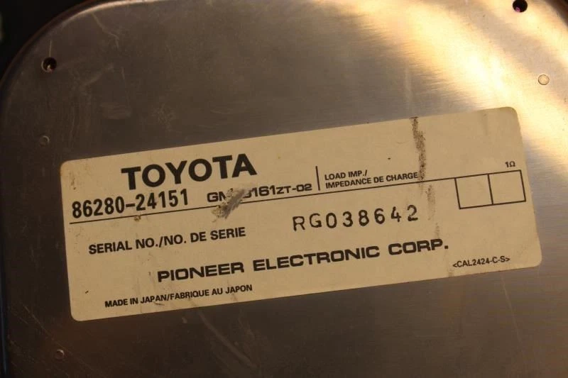 AMPLIFICADOR ALTAVOZ ESTÉREO LEXUS SC300 SC400 1993 1994 1995 1996 1997 86280-24151 Foto 3 de 4