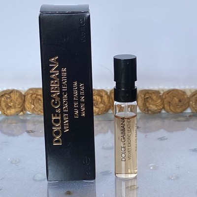  Velvet Exotic Leather by Dolce&Gabbana Unisex Eau De Parfum 1.5ml spray -New