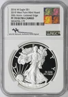 2016-W $1 American Silver Eagle Lettered Edge NGC PF70UCAM Mercanti Signature