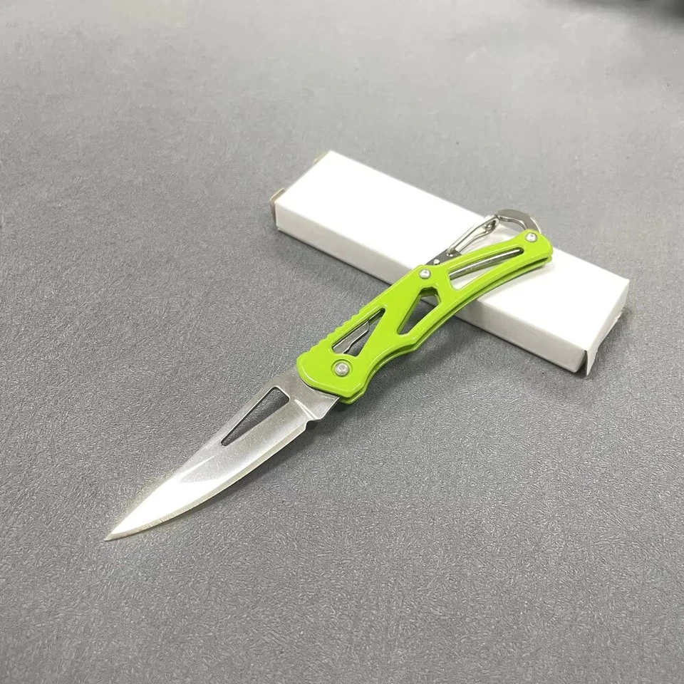 Mini Titan Messer ca. 13 cm Gesamtlänge 6 Farben mit Gravur - Bild 3 von 4