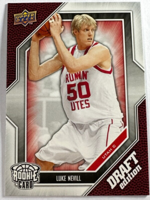 2009-10 Upper Deck Draft Edition Basketball Utah Luke Nevill