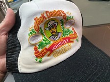 True Vintage Jack Daniels Whiskey Hat Cap Mesh Trucker Old No 7 WOW LOOK