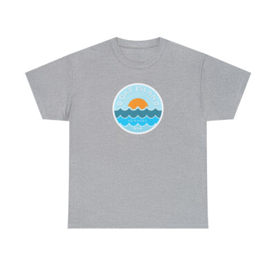 Goat Island, Newport, Rhode Island - Unisex Heavy Cotton Tee
