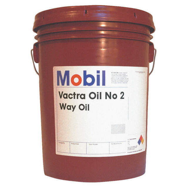 Mobil 105480 Way Oil, Mobil Vactra No 2, Pail, 5 Gal, Mineral, Sae Grade 30,