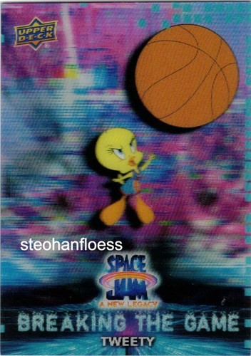 Upper Deck Space Jam Nowe dziedzictwo Breaking the Game Lenticular 3D-14 Tweety - Zdjęcie 1 z 1