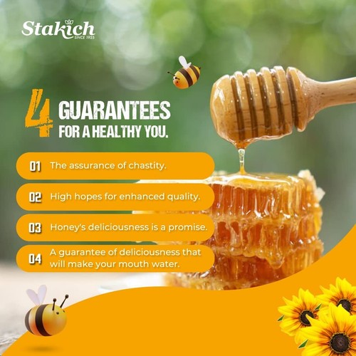 Pure Clover Honey Stix - 200 Convenient Single-Serve Sticks for Drinks & Snacks - Picture 4 of 6