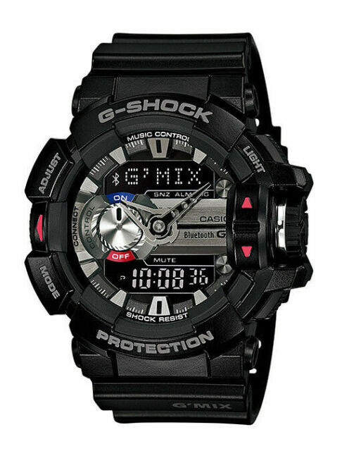 Casio G-SHOCK G'mix Bluetooth Black Watch GSHOCK Gba-400-1a