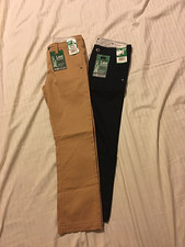 Lee Dungarees: Boy's Slim Chino, Adj. Waist, "Sure2Fit": Camel, Eclipse, S R