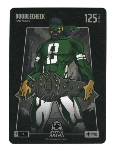 Bo Jackson Battle Arena Doublecheck Aaron Rodgers Steel card #30