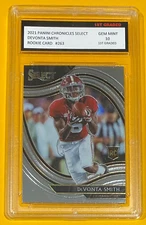 2021 CHRONICLES SELECT DEVONTA SMITH 1ST GRADED 10 ROOKIE CARD ALABAMA #263 RC