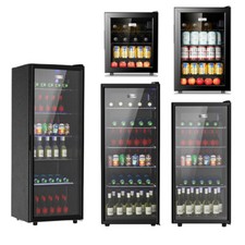 Vitrina de refrigerador pequeña transparente con barra de hielo para refrigerador