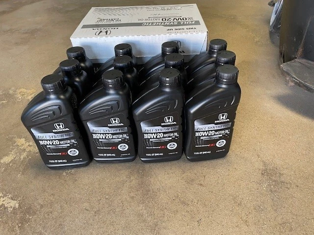 12 New Quarts Genuine HONDA - Full Synthetic Motor Oil (0W-20) 08798-9163 - Image 3 of 3