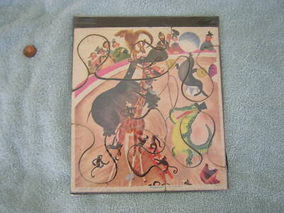 WOOD PUZZLE VINTAGE GOLDEN PRESS ANIMAL CIRCUS PLAYSKOOL TRAYLESS UNOPENENED 