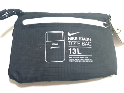 Nike Packable Stash Tote Bag 13L Lightweight Travel Crossbody Gym