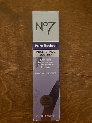 No 7 Pure Retinol Post Retinol Soother Fragrance-Free 50ml (1.69 oz)