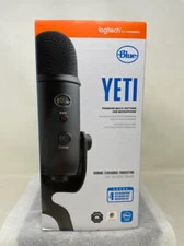 Logitech for Creators Blue Yeti Premium Multi-Pattern USB Microphone, Black