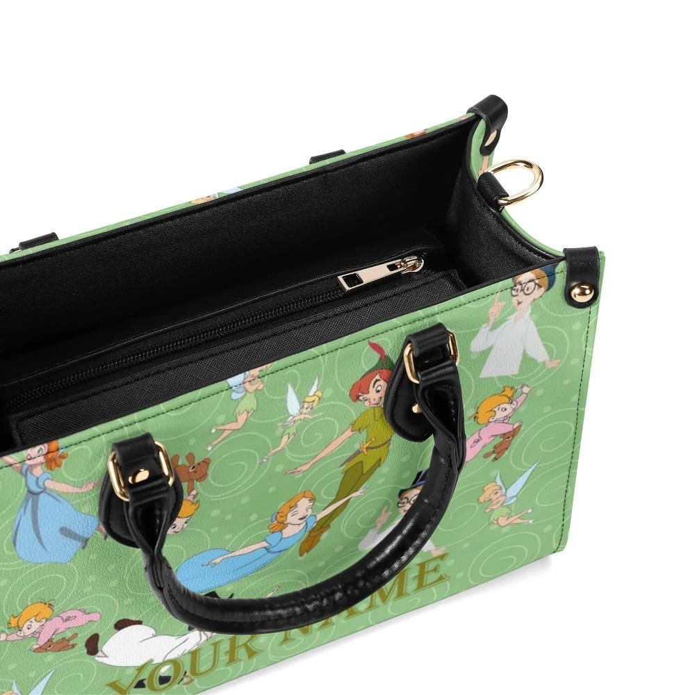 Personalized Peter Pan New Version-Luxury Women PU Leather Handbag, Gift for