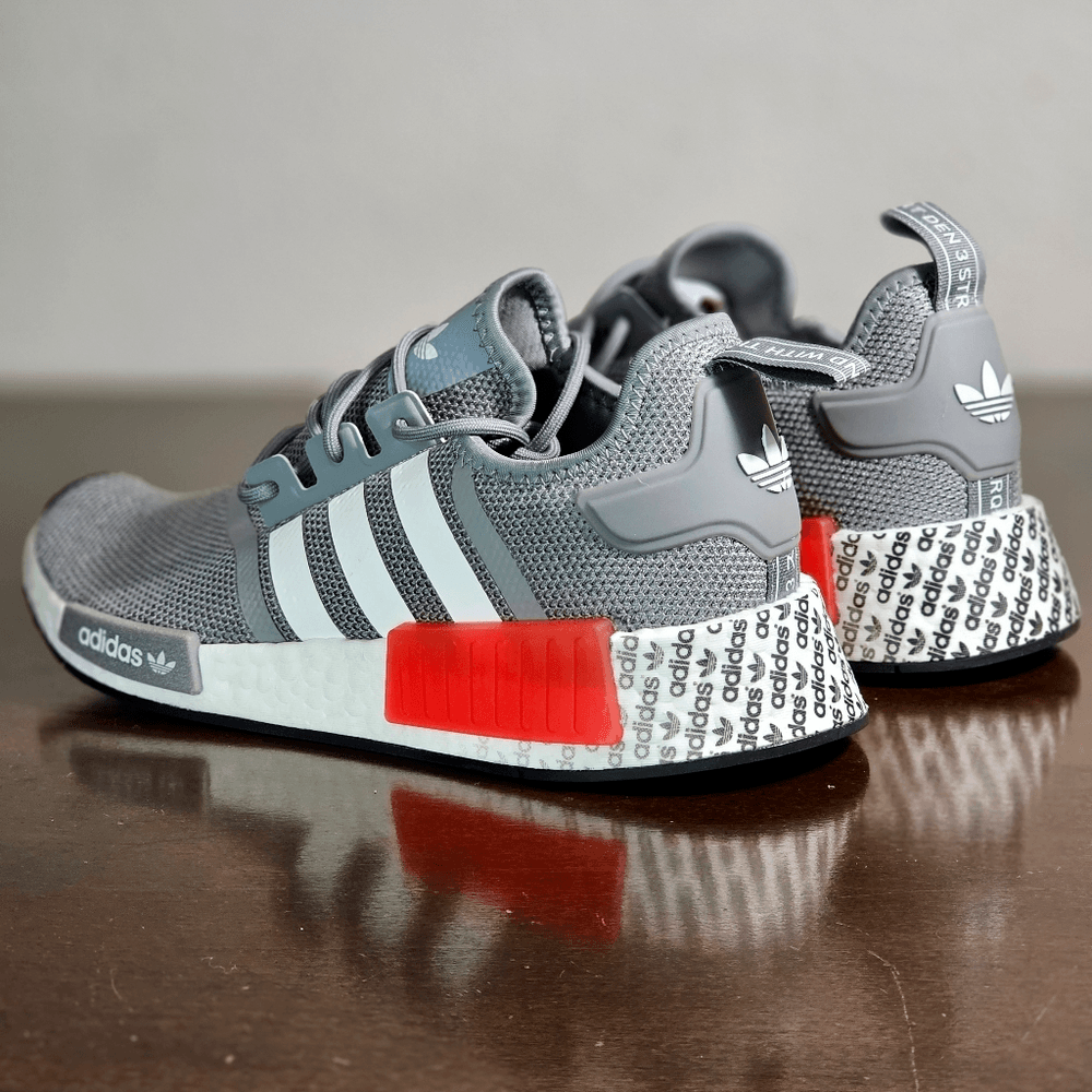 Adidas Originals NMD R1 Grey White Red GY4874 Boost Men's Adidas Originals NMD R1 Grey White Red GY4874 Boost Men's