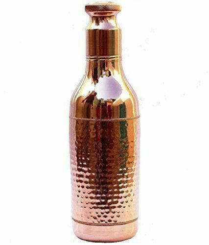 Bouteille En Cuivre Ayurvédique – Parfaite Pour Offrir, Durable Et Stylée !