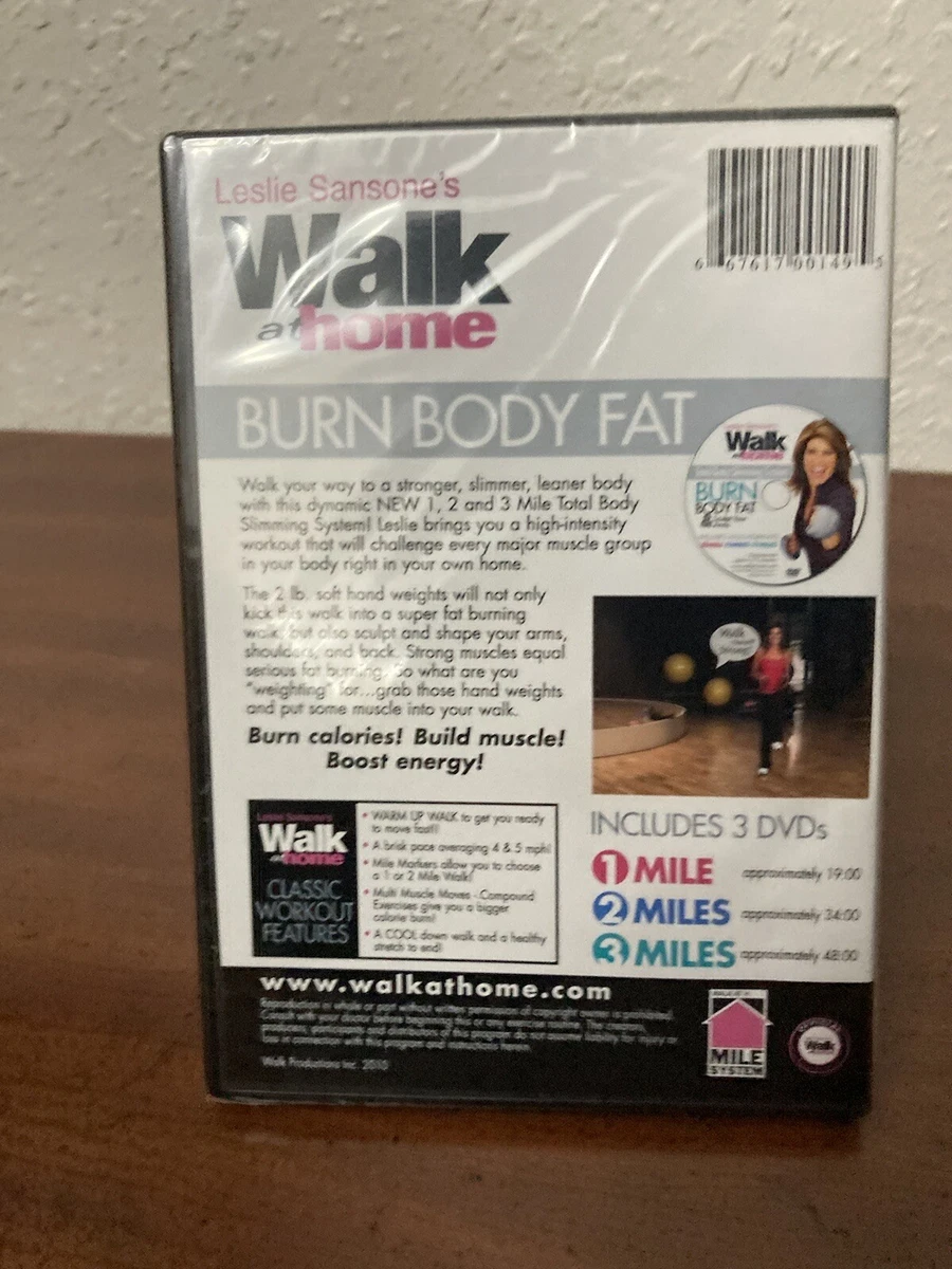Leslie Sansone Walk at Home Burn Body Fat Sculpt Your Arms DVD 2011