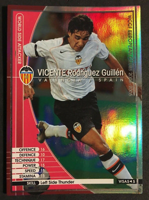 2004-05 Panini WCCF World SA Vincente Rodriguez Guillen Valencia