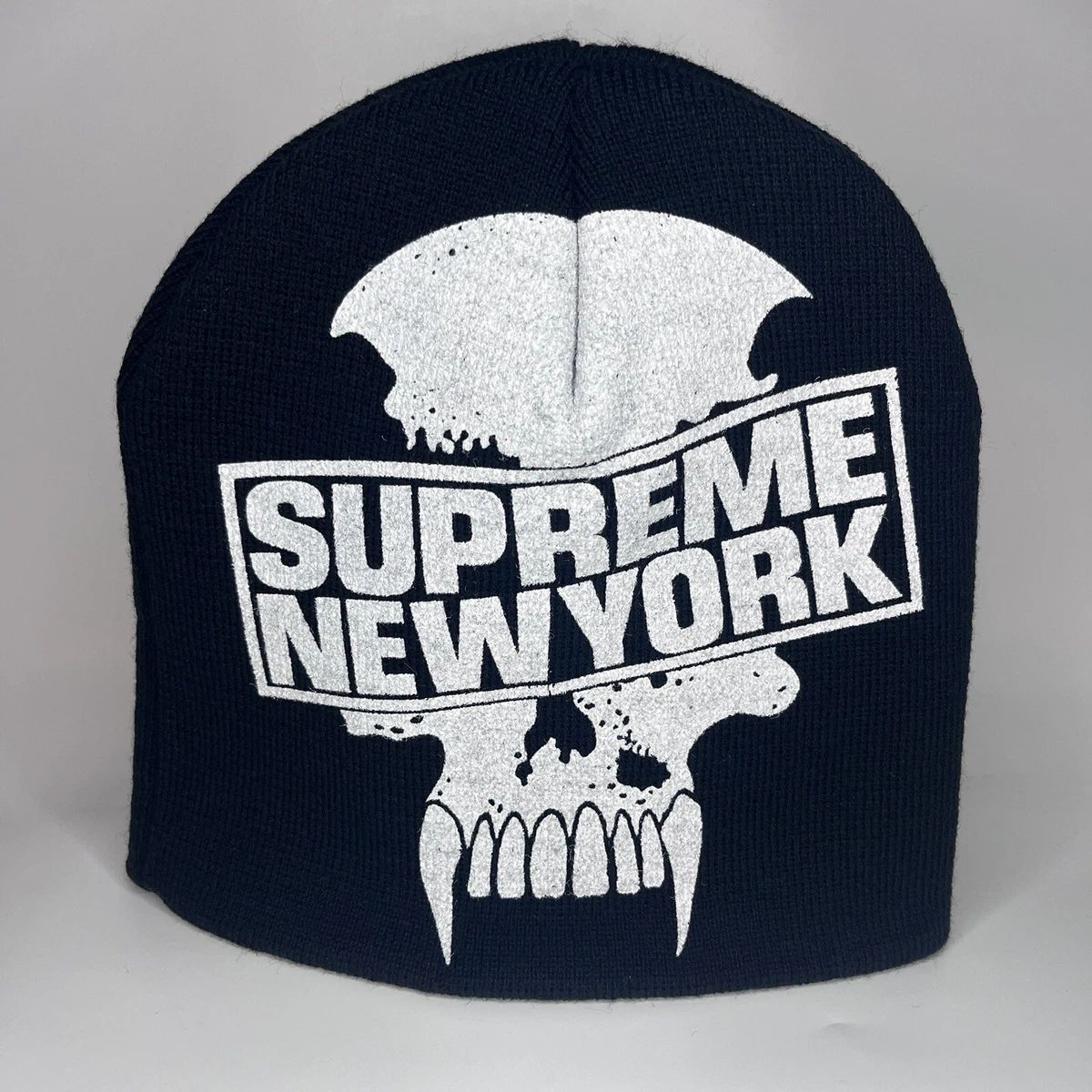 Supreme x Bounty Hunter Skull Beanie Black OS FW23 - New With Tags