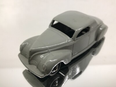 DINKY TOYS 39C LINCOLN ZEPHYR COUPE -REPAINT -GREY 1:43- FAIR - 478