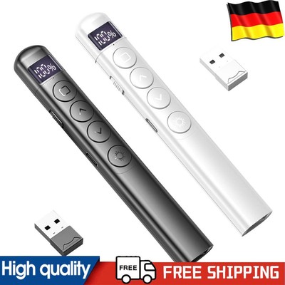 2.4GHz Powerpoint Pen Type-C Rechagable Wireless Remote Control Presenter for PC