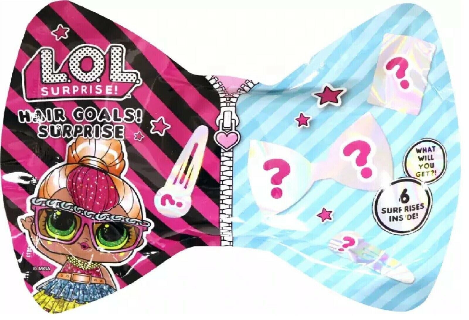 LOL Surprise Hair Goals ! 6 Surprise in ONE WOW Girl's Hair Accessories Inside - Image 2