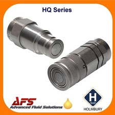 Holmbury Flat Faced BSP SAE Thread Quick Release Male/Female Coupling Hydraulic