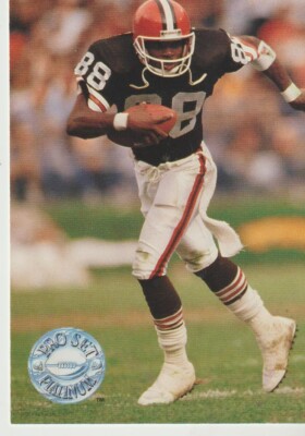 Pro Set Platinum 1991 NFL Card Cleveland Browns #173 Reggie Langhorne