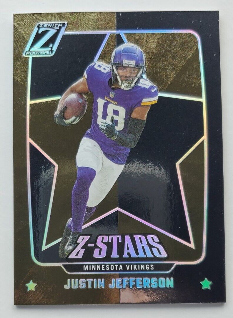 2022 Panini Zenith Z-Stars Justin Jefferson Minnesota 2022 Panini Zenith Z-Stars Justin Jefferson Minnesota