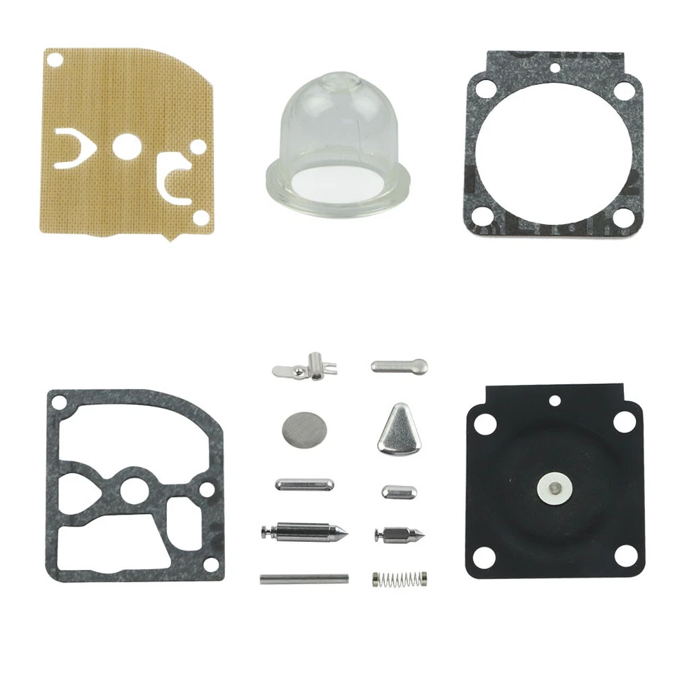 5 件套 RB-100 汽化器 汽化器 套件 适合 STIHL HS45 FS55 FS38 BG45 适用于 ZAMA C1Q 汽化器 — 第 4/4 张图片