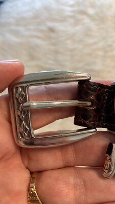 BRIGHTON WOMEN’S Golf Belt BNWOT size 30 color dark brown see all photos BRIGHTON WOMEN main image 4