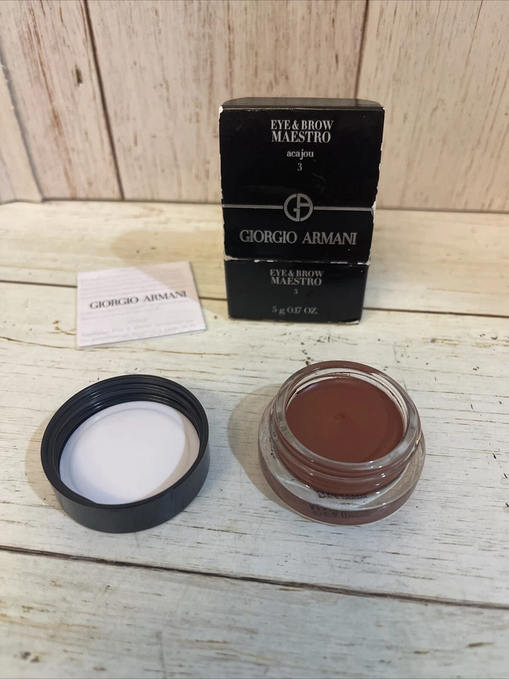 Giorgio Armani Eye & Brow Maestro in 3 Acajou 0.17 oz / 5g BNIB - Image 4 of 4