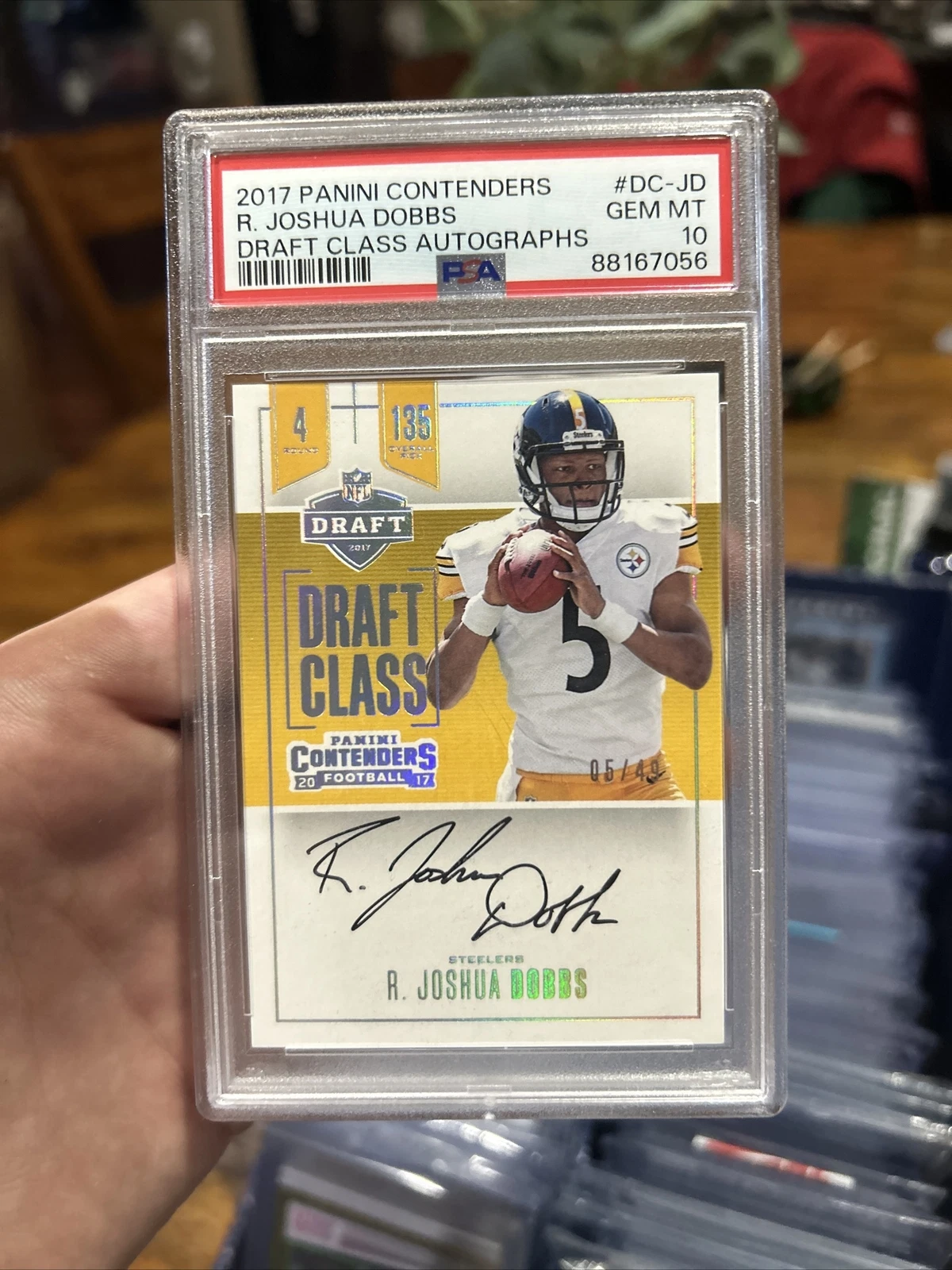 Joshua Dobbs Panini Contenders Draft Class Autographs #DCJD Base