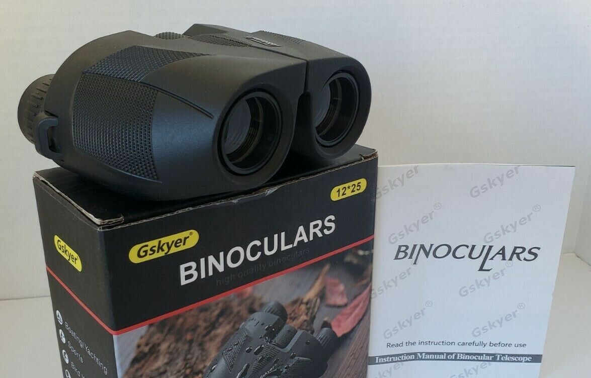 Gsyker Binoculars, Binoculars for Adults, Bird Watching, 12X25 New in Box