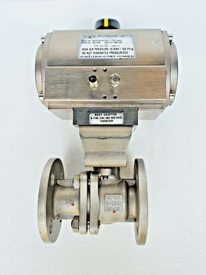TruTorq T008C1XM Pneumatic Valve Actuator with Kitz 1'' SS Ball Valve # NEW