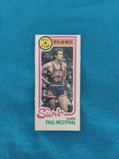 1980-1981 TOPPS BASKETBALL MINI CARD HOF ALL STAR PAUL WESTPHAL PHOENIX SUNS!