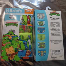 2 packs Teenage Mutant Ninja Turtles Brief Underwear Boys 4T 12 Pack New