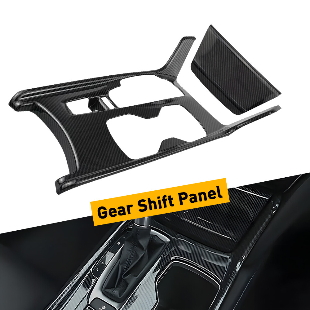 For 18-22 Honda Accord Carbon Fiber Style Center Console Gear Shift Panel Trim