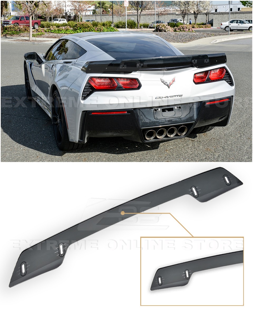 Z06 Z07 Stage 3 SMOKE TINT Rear Spoiler Upgrade Wickerbill For 14